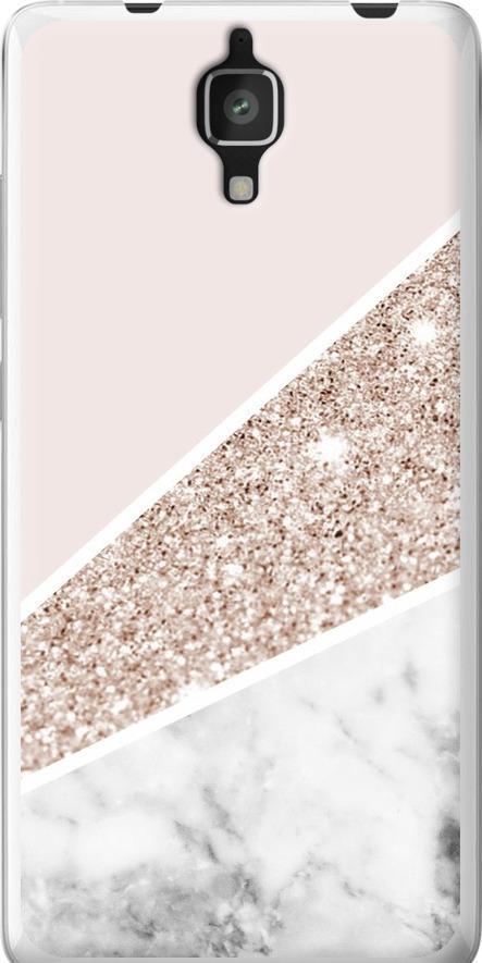 Чехол на Xiaomi Mi4 Пастельный мрамор (4342t-163-42517)