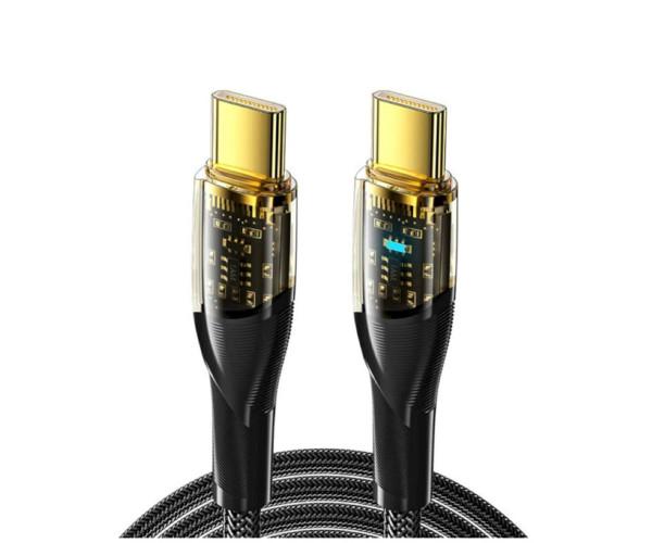 Кабель Data Essager EXCTT1-XJ01-P Type C-Type C 100W 1 м Black (06EXCTT1-XJ01-P) - фото 1 Кабель Data Essager EXCTT1-XJ01-P Type C-Type C 100W 1 м Black (06EXCTT1-XJ01-P) - фото 1