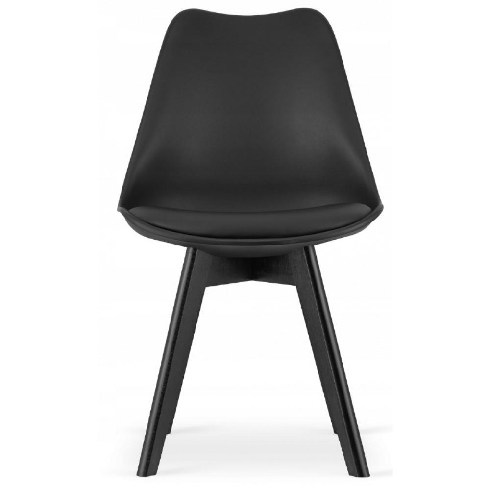 Стул для кухни обеденный Bonro B-487 2 шт. Черный (47000331) - фото 3 Стул для кухни обеденный Bonro B-487 2 шт. Черный (47000331) - фото 3