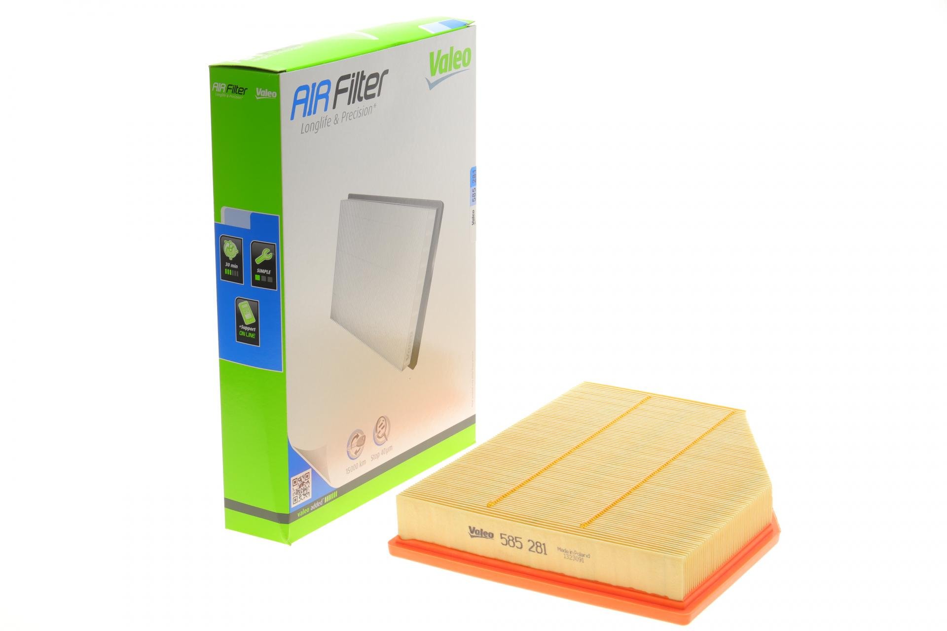 Фильтр воздушный VALEO для BMW 5 E60/E61/6 E63/E64 2,0-3,0i 03-10 N52/N53/M54- (585281) Фильтр воздушный VALEO для BMW 5 E60/E61/6 E63/E64 2,0-3,0i 03-10 N52/N53/M54- (585281)