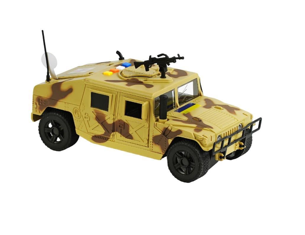 Бронеавтомобіль TK Group HMMWV M1114 звук/з підсвічуванням/відкриваються двері та багажник Sand (141097)