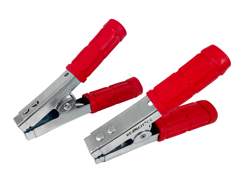 Зажим типа крокодил KRO0412 600 А 2 шт. Красный (7115)