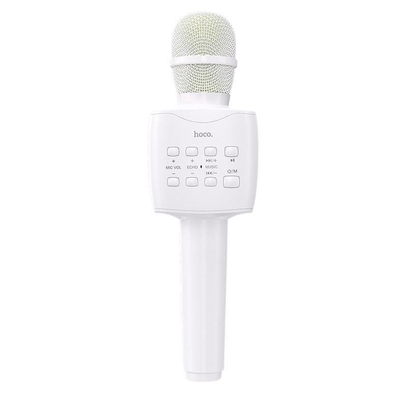 Микрофон Hoco BK5-5W светодиодная подсветка/MP3/MicroSD Белый (a9e19f5a) Микрофон Hoco BK5-5W светодиодная подсветка/MP3/MicroSD Белый (a9e19f5a)