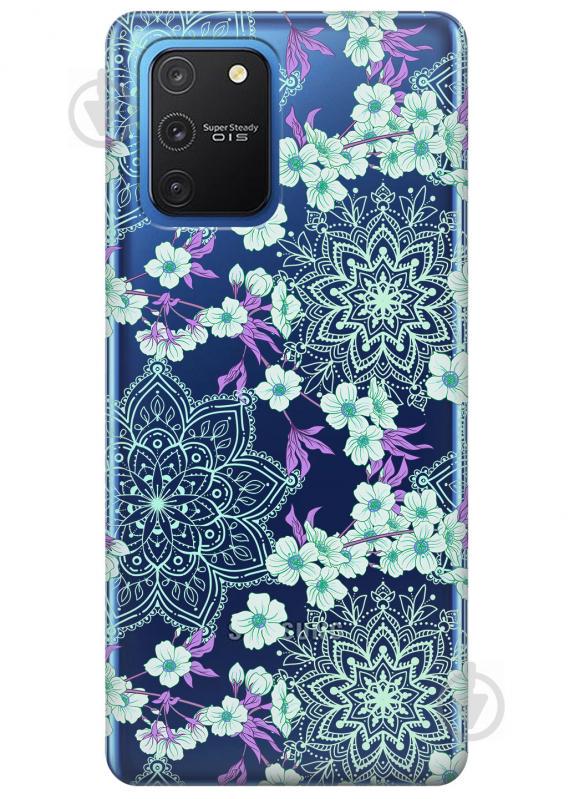 Прозрачный силиконовый чехол iSwag для Samsung Galaxy S10 Lite с рисунком - Цветочная мандала (KS3462) Прозрачный силиконовый чехол iSwag для Samsung Galaxy S10 Lite с рисунком - Цветочная мандала (KS3462)