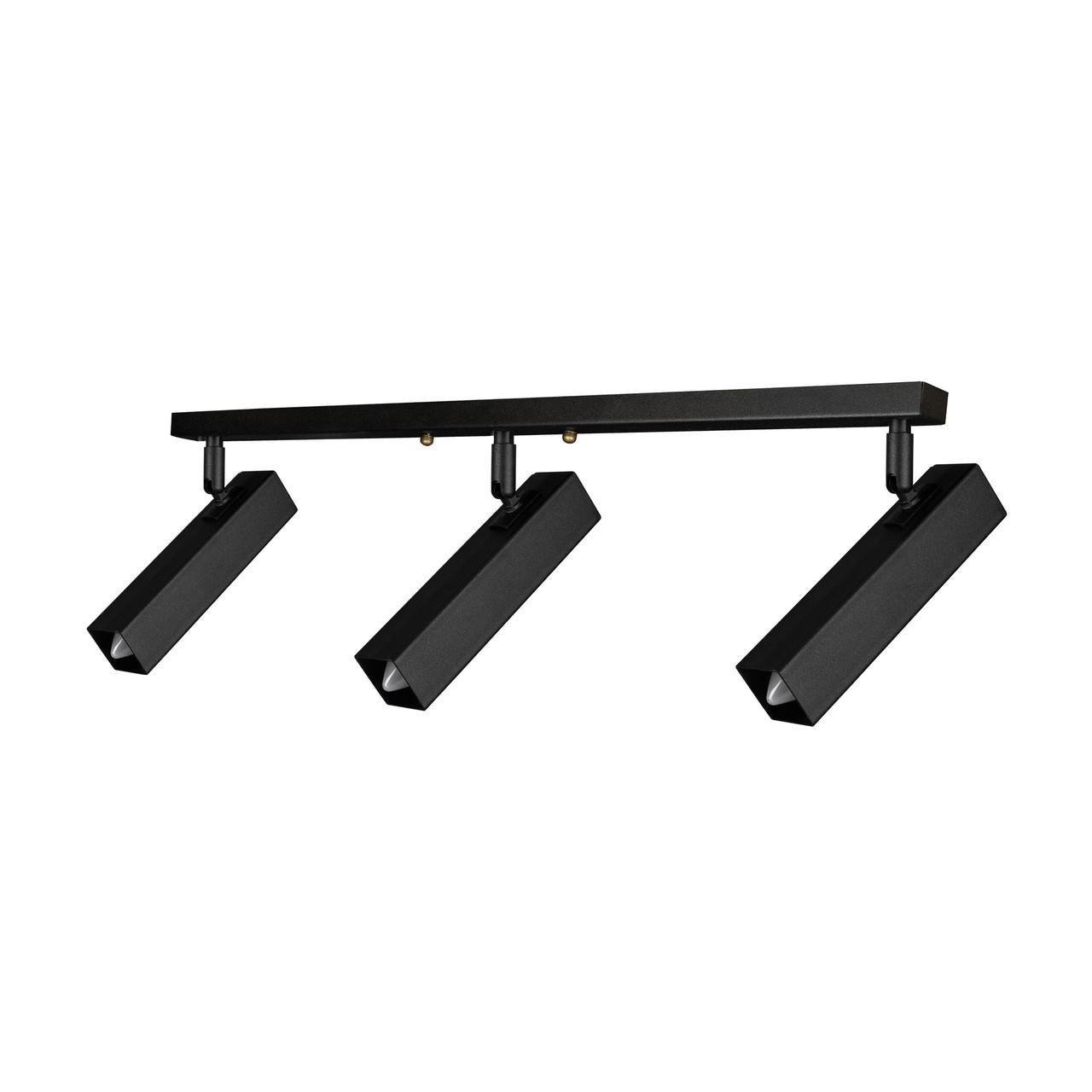 Светильник спот MSK ELECTRIC Quadro с поворотным механизмом под три лампы Е14 Черный (SQ 1840-3) - фото 3 Светильник спот MSK ELECTRIC Quadro с поворотным механизмом под три лампы Е14 Черный (SQ 1840-3) - фото 3