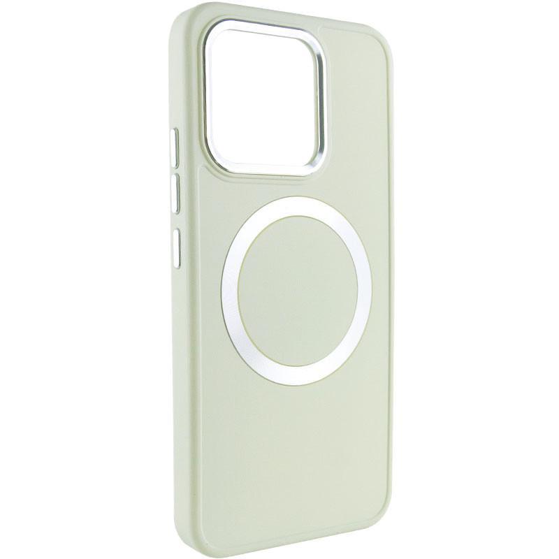 Противоударный TPU чехол Bonbon Metal Style with MagSafe для Xiaomi Redmi Note 13 Pro 4G / Poco M6 Pro 4G Белый / White