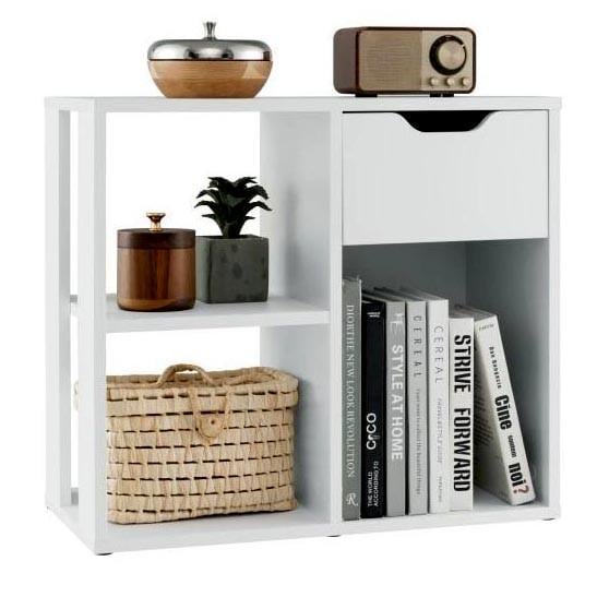 Полка-надстройка настольная из дерева Элиана зефир (АКД-015920)