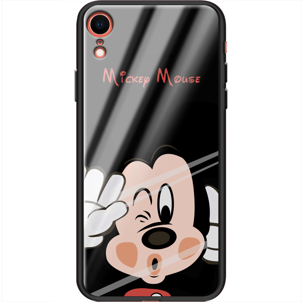 Чехол Boxface iPhone XR Mister M Черный силикон со стеклом (35417-cc58-37736)