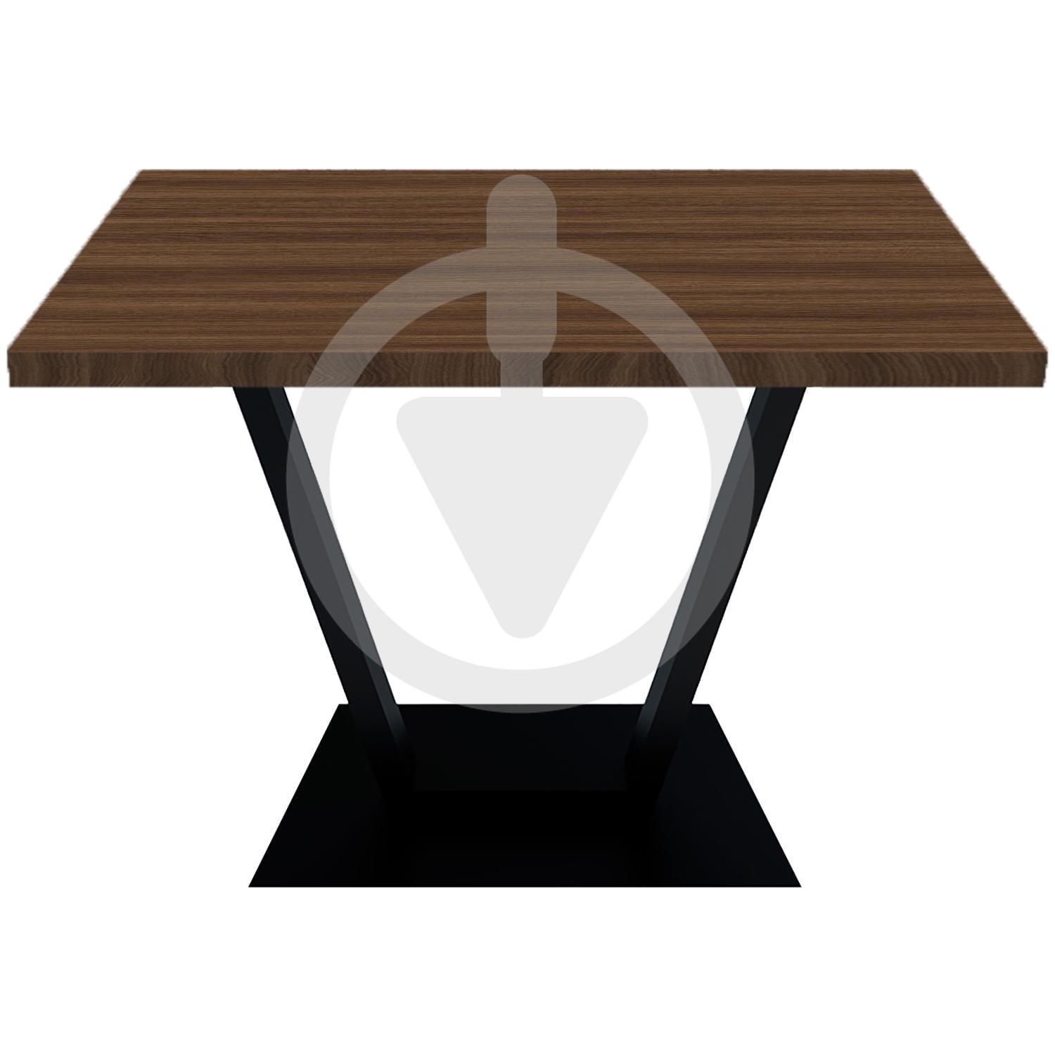 Стол кухонный MebliRoMax Vegas 115х75 см Loft Орех Франклин/Черный Стол кухонный MebliRoMax Vegas 115х75 см Loft Орех Франклин/Черный