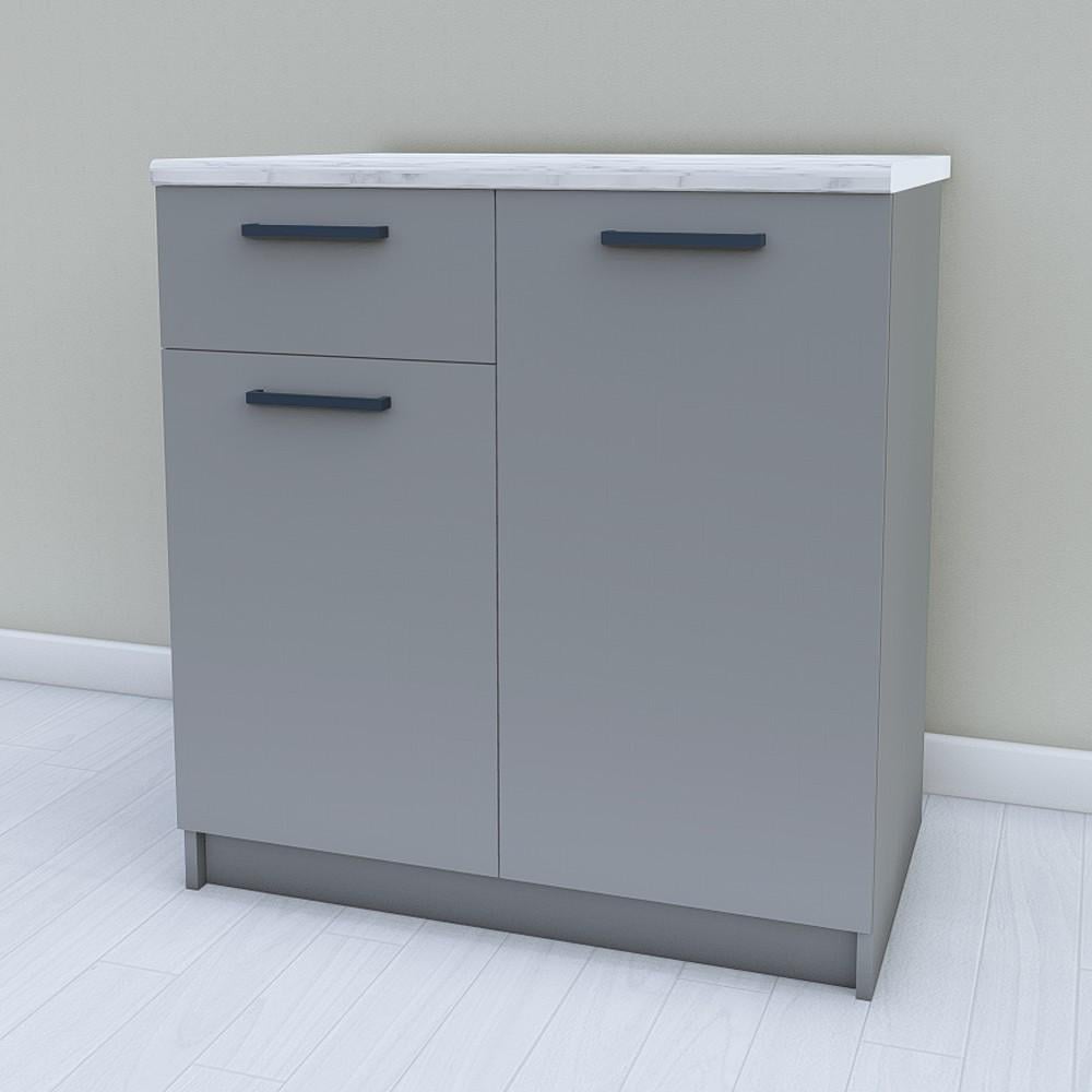 Шкаф для кухни нижний без столешницы 800 мм Антрацит (МП15а)