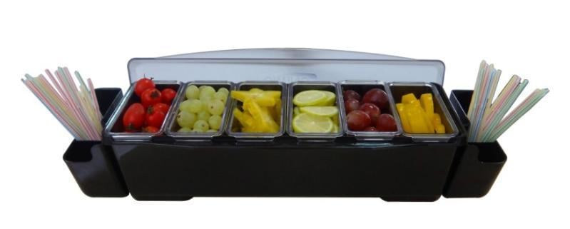 Барный ящик One Chef на 6 отделений с дополнительными карманами (30164203) - фото 2 Барный ящик One Chef на 6 отделений с дополнительными карманами (30164203) - фото 2