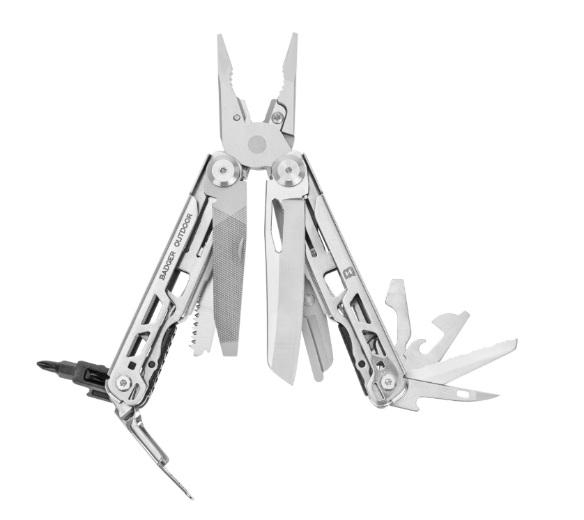 Мультитул Badger Outdoor Viper BO-MLT-VPR 19 инструментов Серый (31195193)