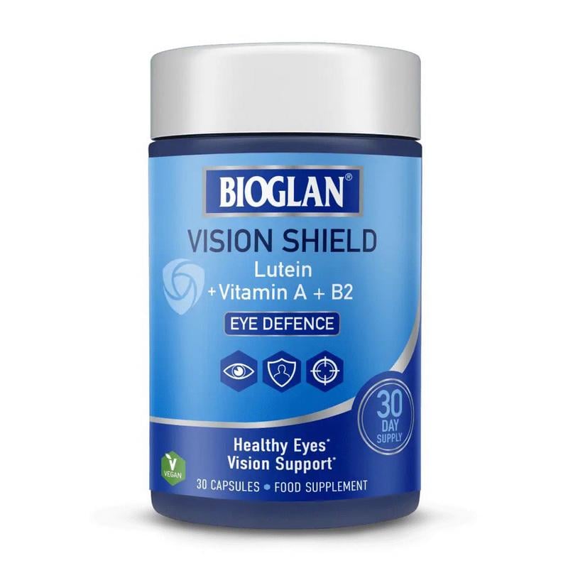 Витамины для глаз с лютеином витамином A и цинком Bioglan Vision Shield 30 капс.