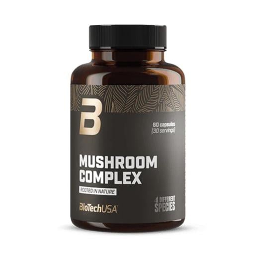 Грибной комплекс ежевик кордицепс рейши шиитаке BioTech Mushroom Complex 800 мг 60 капс.