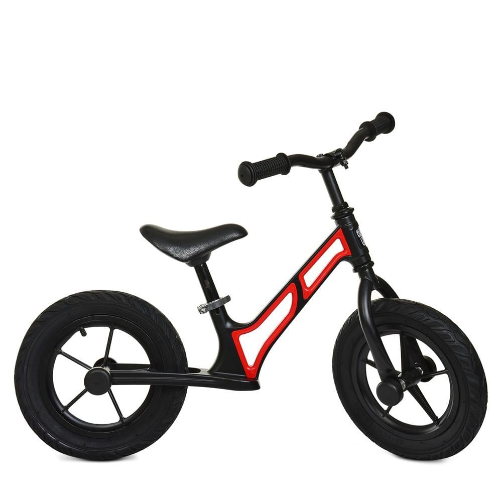 Біговел дитячий PROFI KIDS HUMG1207A на магнієвій рамі 12" Чорний - фото 1