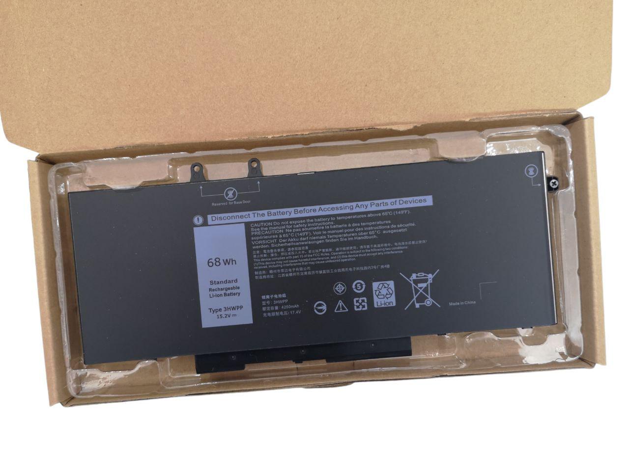 Аккумулятор для Dell Latitude 5401/5511/Precision 3541/3550/3551/3HWPP 68Wh 4250 mAh