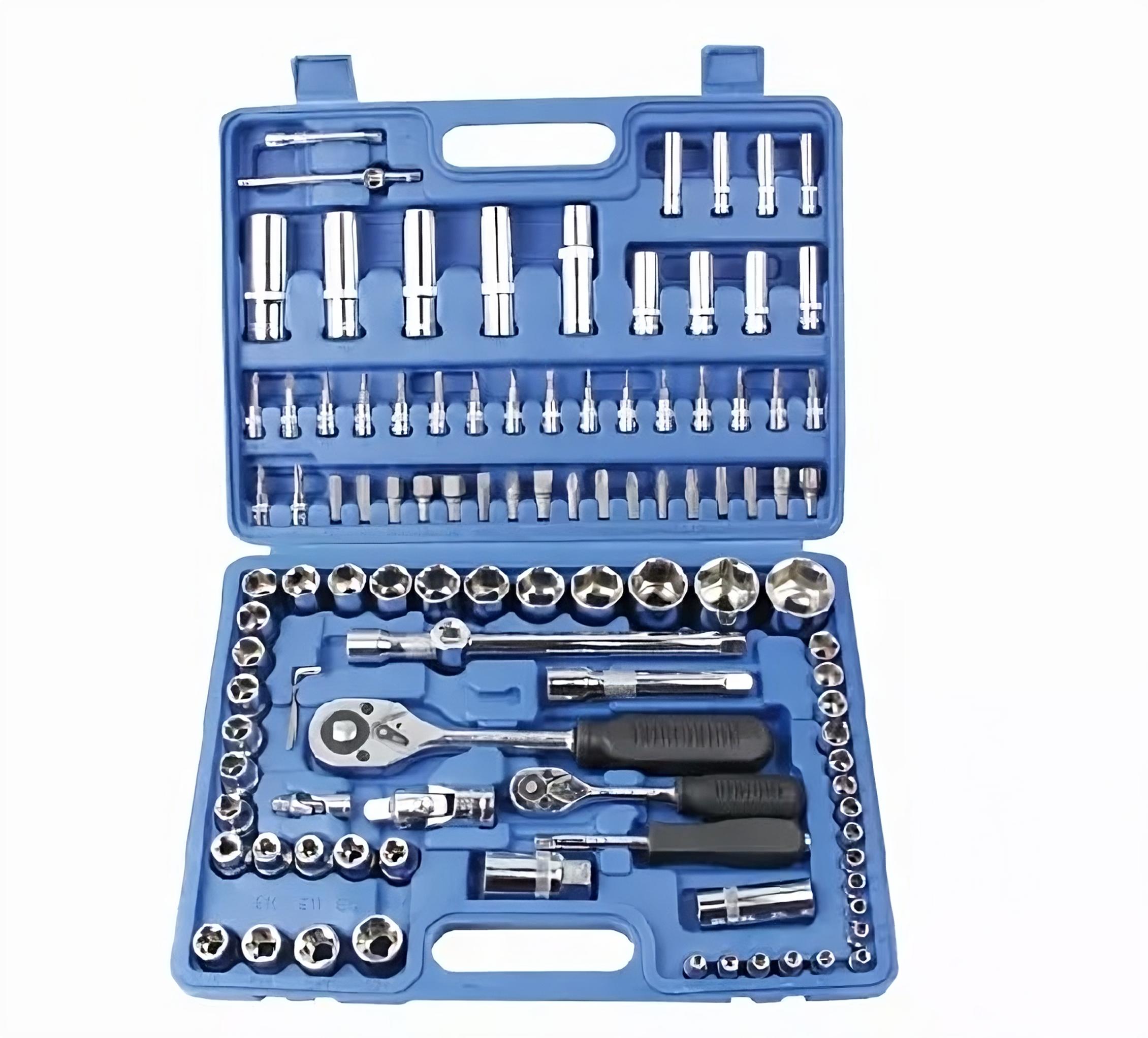 Набор инструментов ZHONGXIN в кейсе для гаража и СТО из 108 пр. 1/2"/1/4" Синий (784779247)