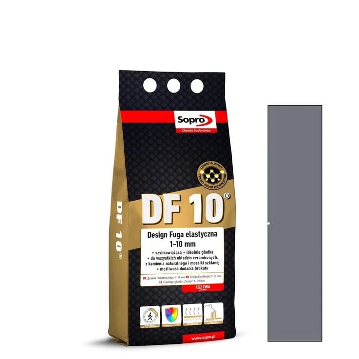 Фуга для швів Sopro DF 10 1054A №14 2 кг Бетонно-сірий