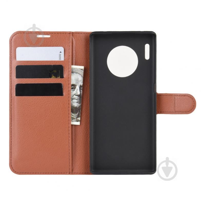 Чехол-книжка Litchie Wallet для Huawei Mate 30 Brown (hub_VuWg19007) - фото 5