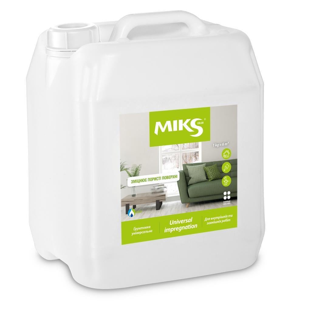 Грунтовка универсальная глубокого проникновения Miks Color 1 л (2493674222)