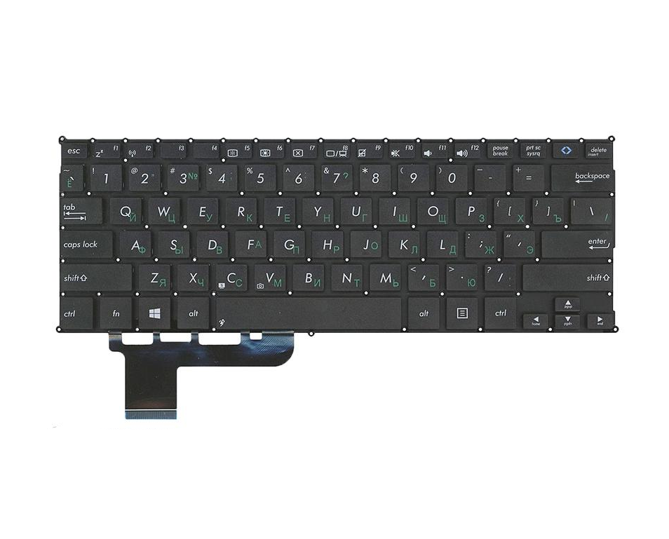 Клавиатура для ноутбука Asus S200 S200 матовая (0KNB0-1120RU00)