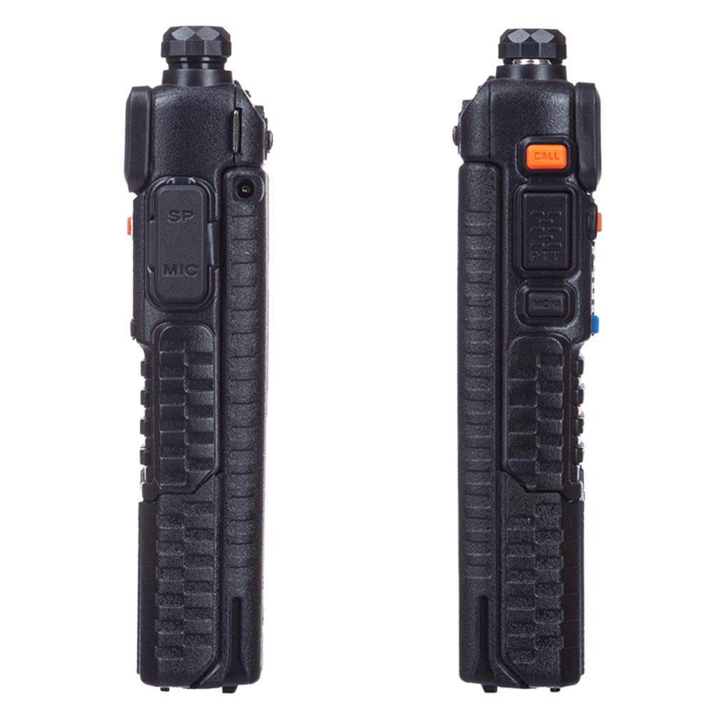Рація Baofeng UV-5R c кнопкою РТТ і гарнітурою Baofeng Чорний - фото 3