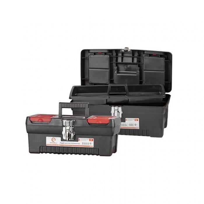 Комплект инструментов ящиков Intertool BX-0009 с металлическим замком 12.5"/16" 2 шт. (32407281)