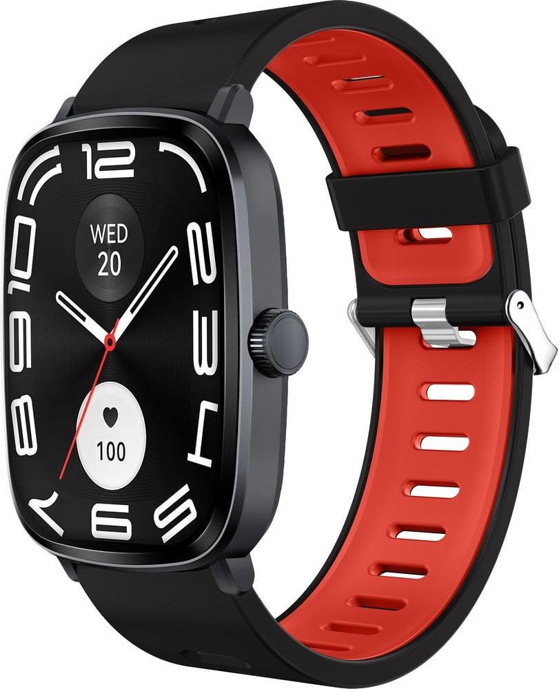 Ремешок Traf для смарт-часов Haylou RS5 LS19 Black/Red (40960-44)