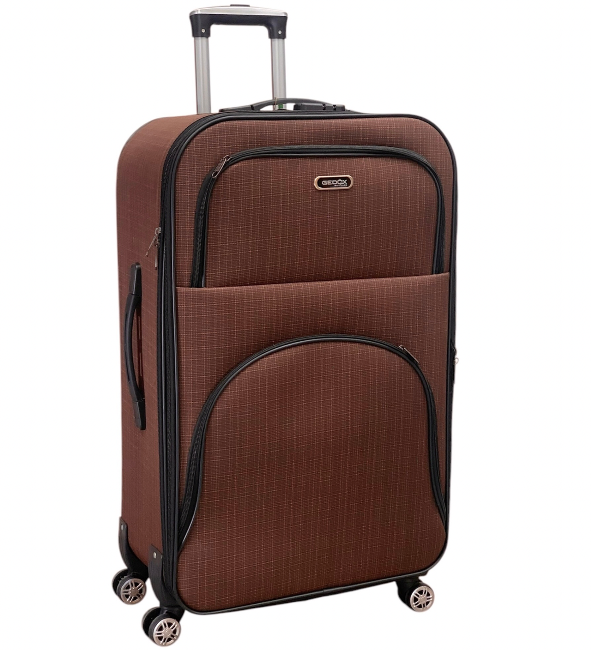 Чемодан тканевый Impertex TK005-L водонепроницаемый на 4 двойных колесах большой L 120 л