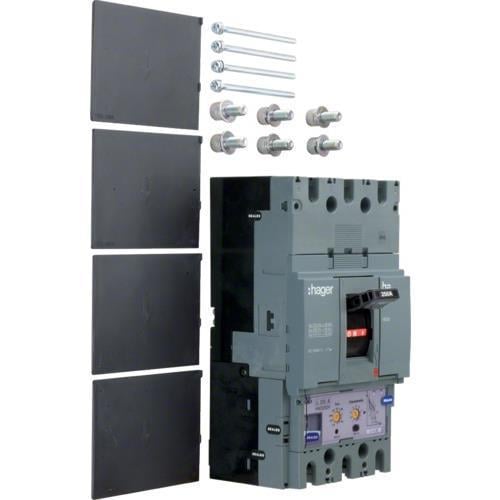 Автоматичний вимикач силовий Hager 250 А 50kA 3 полюси HND250U h400 (13878)