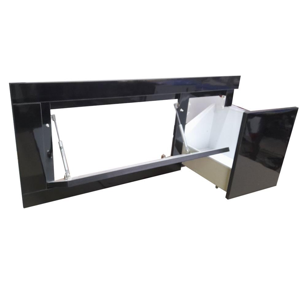 Пластиковый экран с ящиками Креатив 5.0 Лями 3190 gloss 120 см (1825)