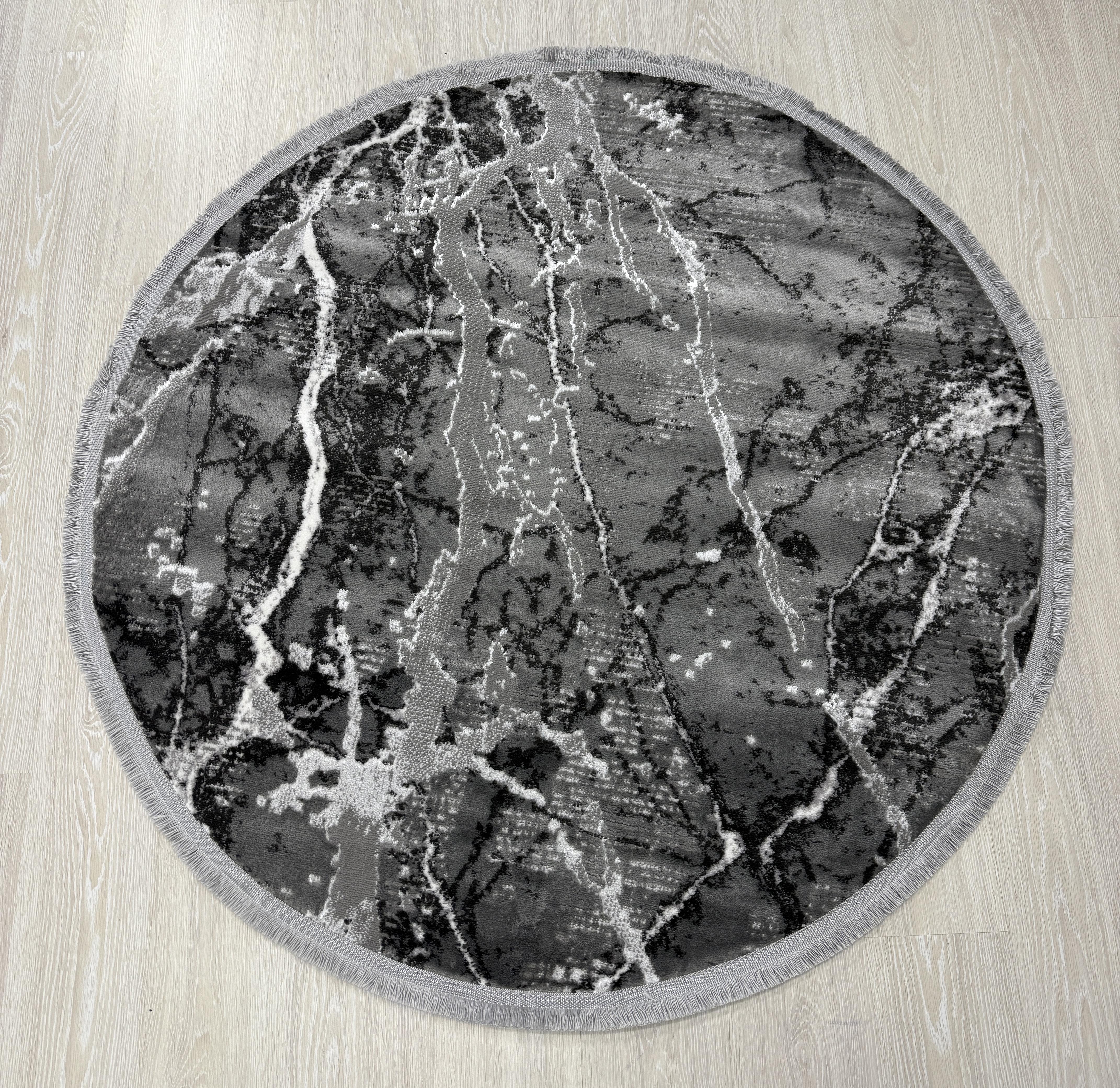 Ковер Mars с невысоким ворсом 200x200 см круг Антрацитовый (4640AA/KGS13) - фото 13 Ковер Mars с невысоким ворсом 200x200 см круг Антрацитовый (4640AA/KGS13) - фото 13