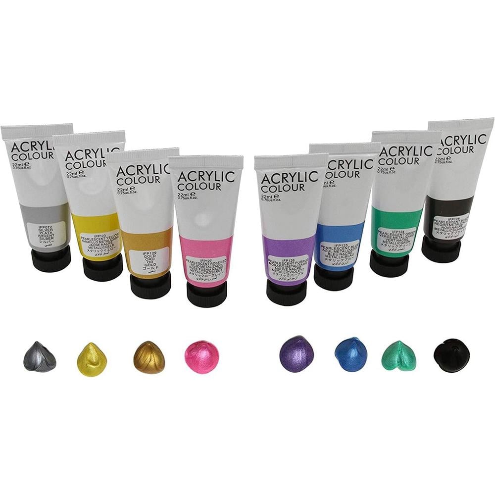 Акриловые краски художественные неон/металлик/глиттер 22 мл 48 цветов (37-112016) - фото 7