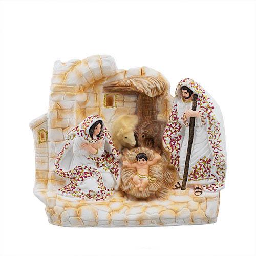 Статуэтка Decoline Иисус в яслях Разноцветный (R0238-4G)