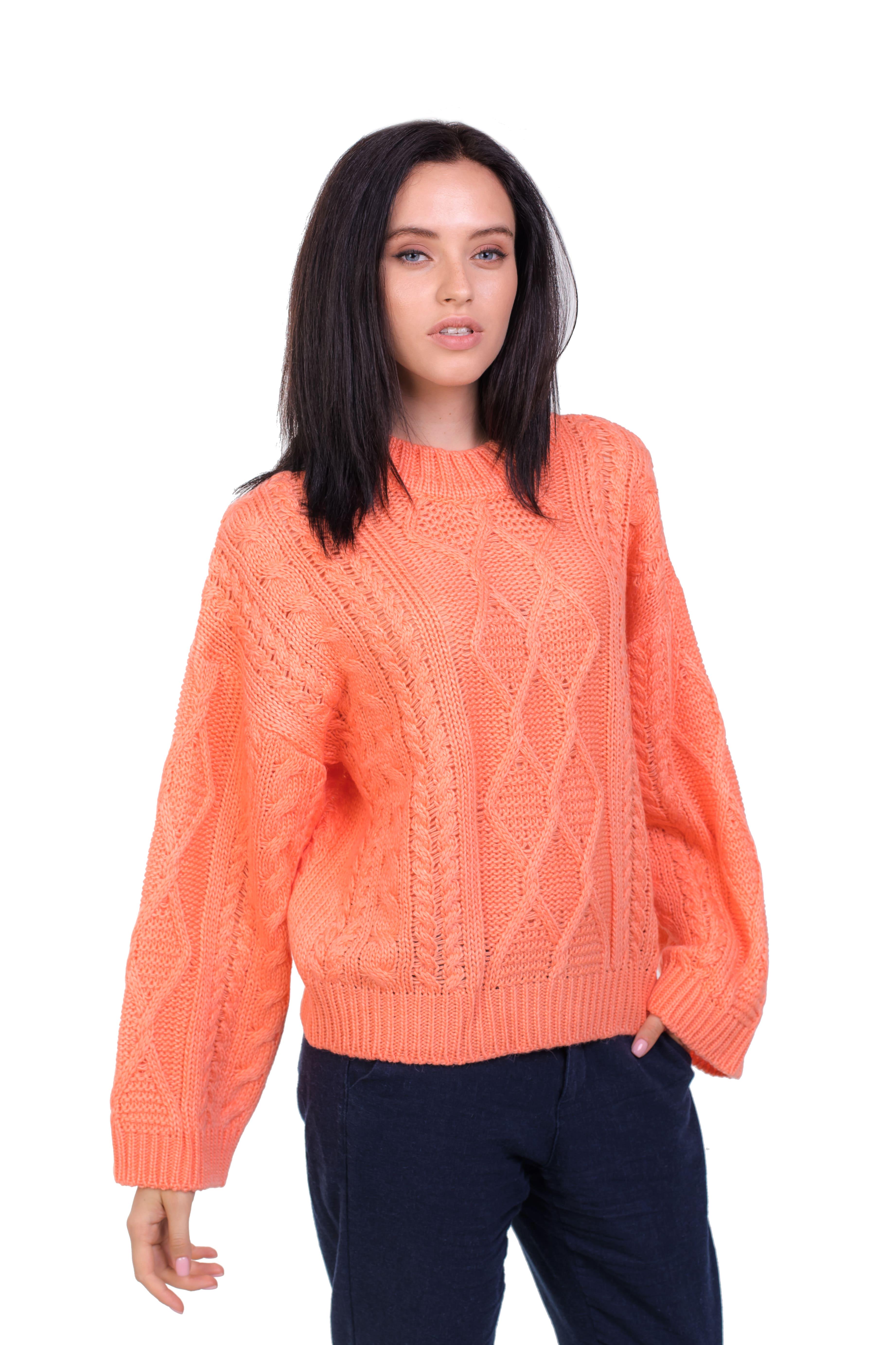 Джемпер женский Bakhur с широкими рукавами M-L Персиковый (3204 Пр 46-48) - фото 2