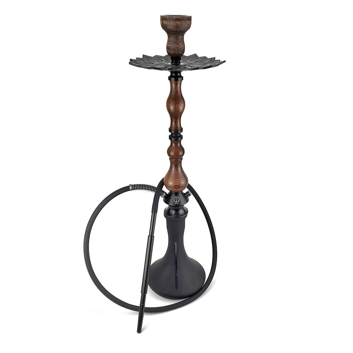 Кальян Karma Hookah 0.0 Brown с колбой Craft Black Matt (034-262) - фото 1