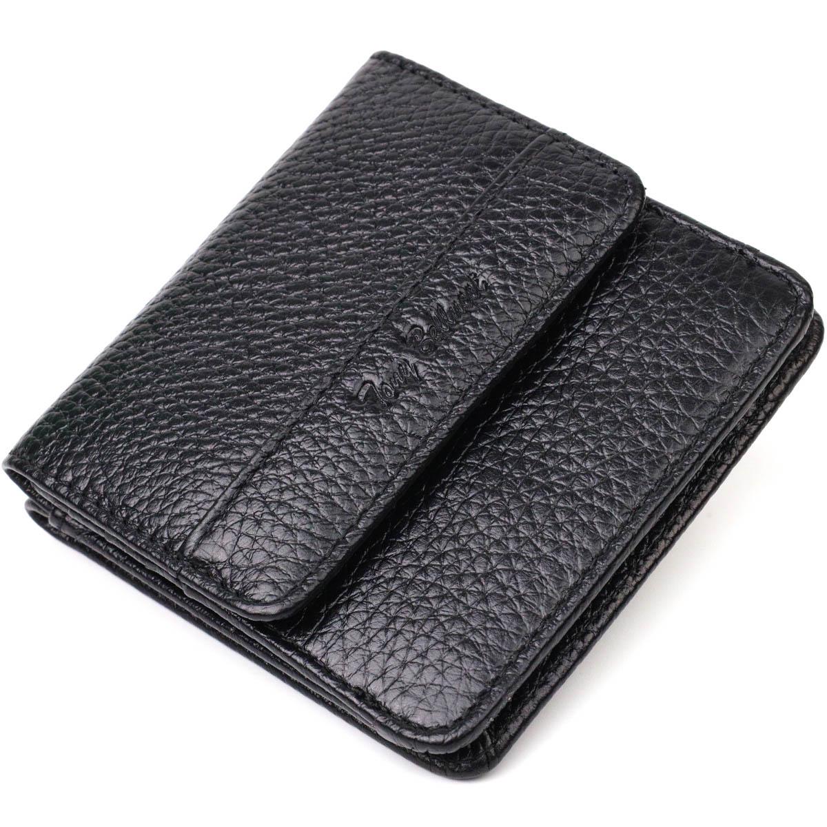 Кошелек мужской Tony Bellucci Wallet 22040 из натуральной кожи Черный