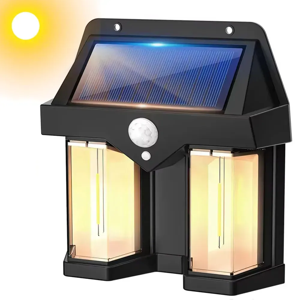 Уличный фонарь Solar Wall Lamp CB-228 с солнечной панелью и датчиком движения (234567685) - фото 5 Уличный фонарь Solar Wall Lamp CB-228 с солнечной панелью и датчиком движения (234567685) - фото 5