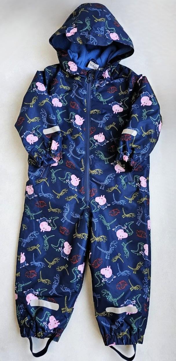 Дождевик детский комбинезон на флисе брудопруф Lupilu 86-92 см (24754869)