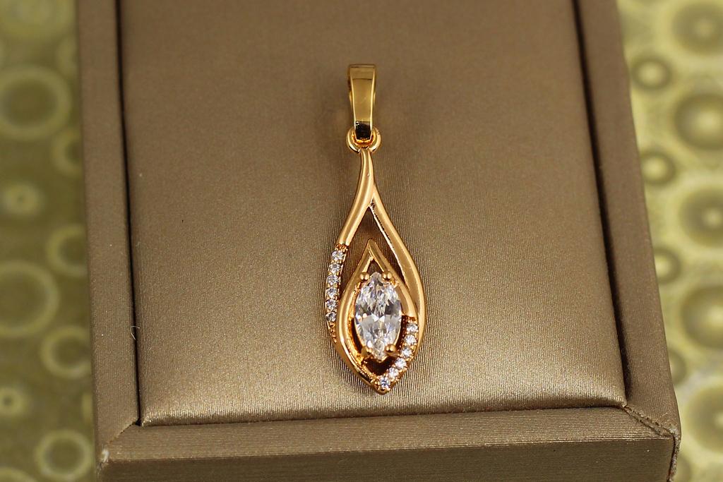 Кулон Xuping Jewelry Слеза света 2,5 см Золотой (30827494)