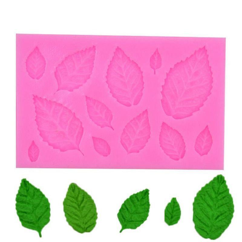 Молд силиконовый Листья 65x100 мм Розовый (40501/1) Молд силиконовый Листья 65x100 мм Розовый (40501/1)