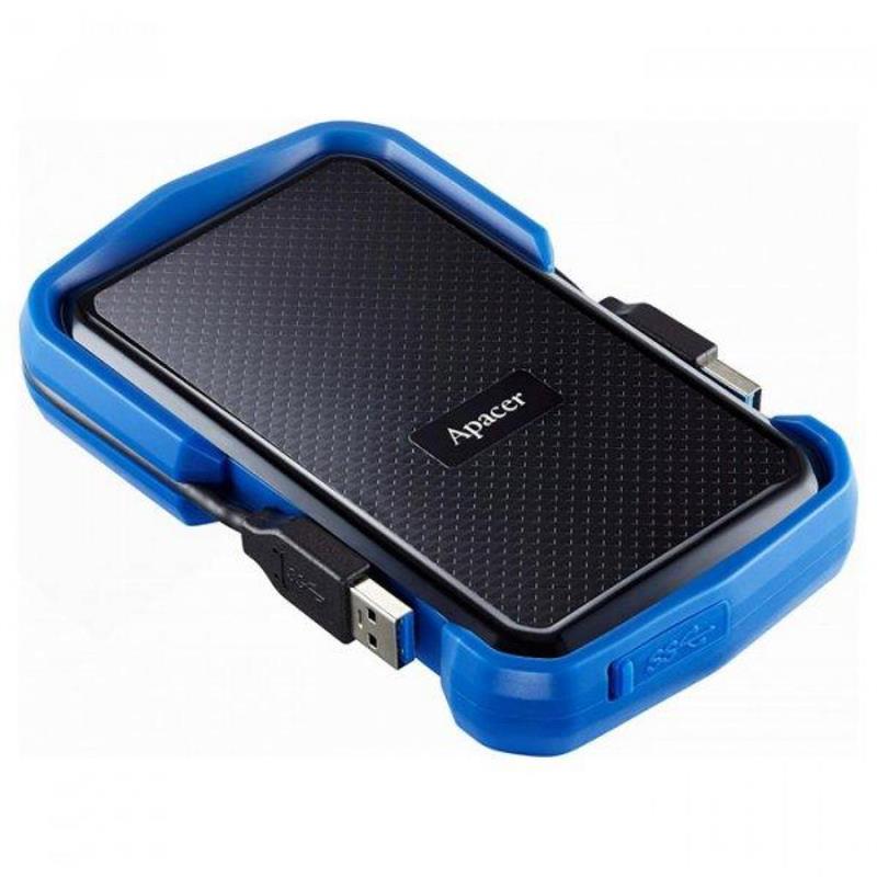 Жорсткий диск зовнішній Apacer HDD 2,5" USB 1.0TB Apacer AC631 Black/Blue (AP1TBAC631U-1) - фото 4