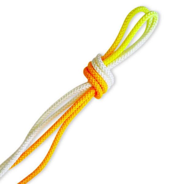 Скакалка Pastorelli Patrasso Multicolor FIG 03707 Fluo 3 м Білий/Помаранчевий (03707)