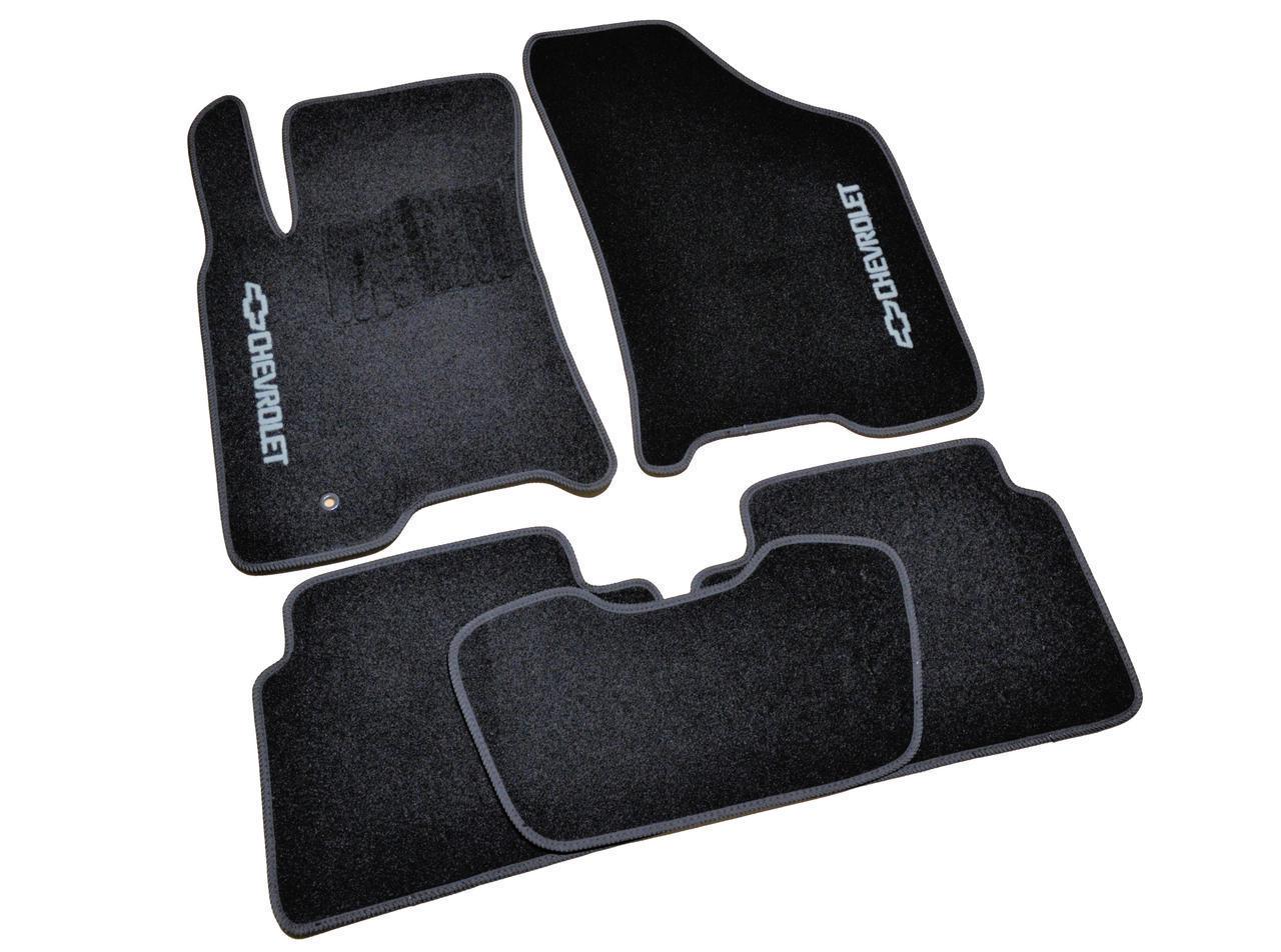 Килимки в салон ворсові для Chevrolet Lacetti 2002 - 5 шт. Чорний (1398313031)