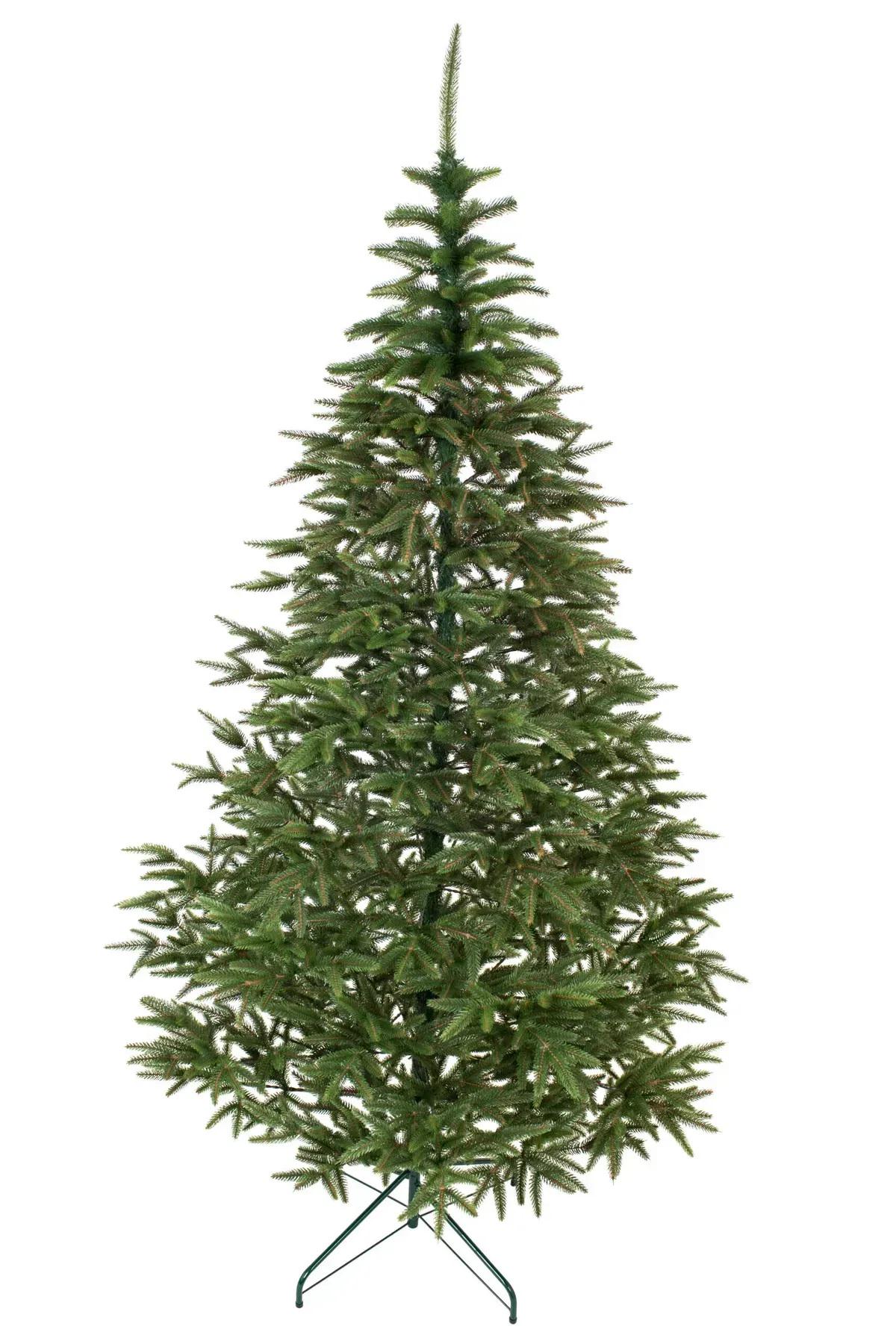 Искусственная елка литая Альпийская на металлической подставке из пластика 2,1 м Зеленый (150-98-YLA21M) Искусственная елка литая Альпийская на металлической подставке из пластика 2,1 м Зеленый (150-98-YLA21M)