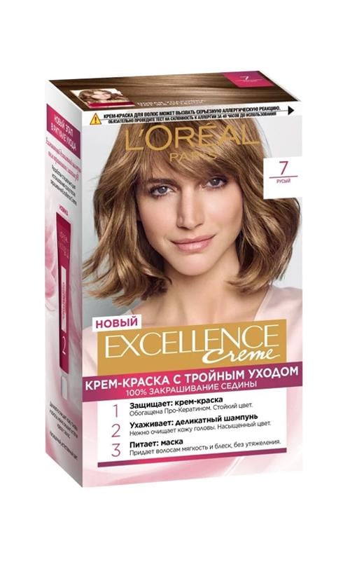 Фарба для волосся L'Oreal Paris Excellence Creme 7 Русявий (2817)