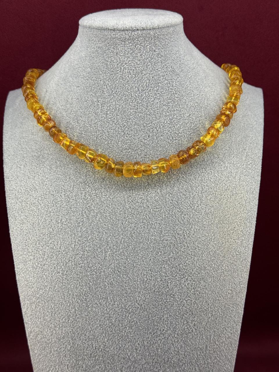 Бусы из янтаря лечебные 50 см (н-746)