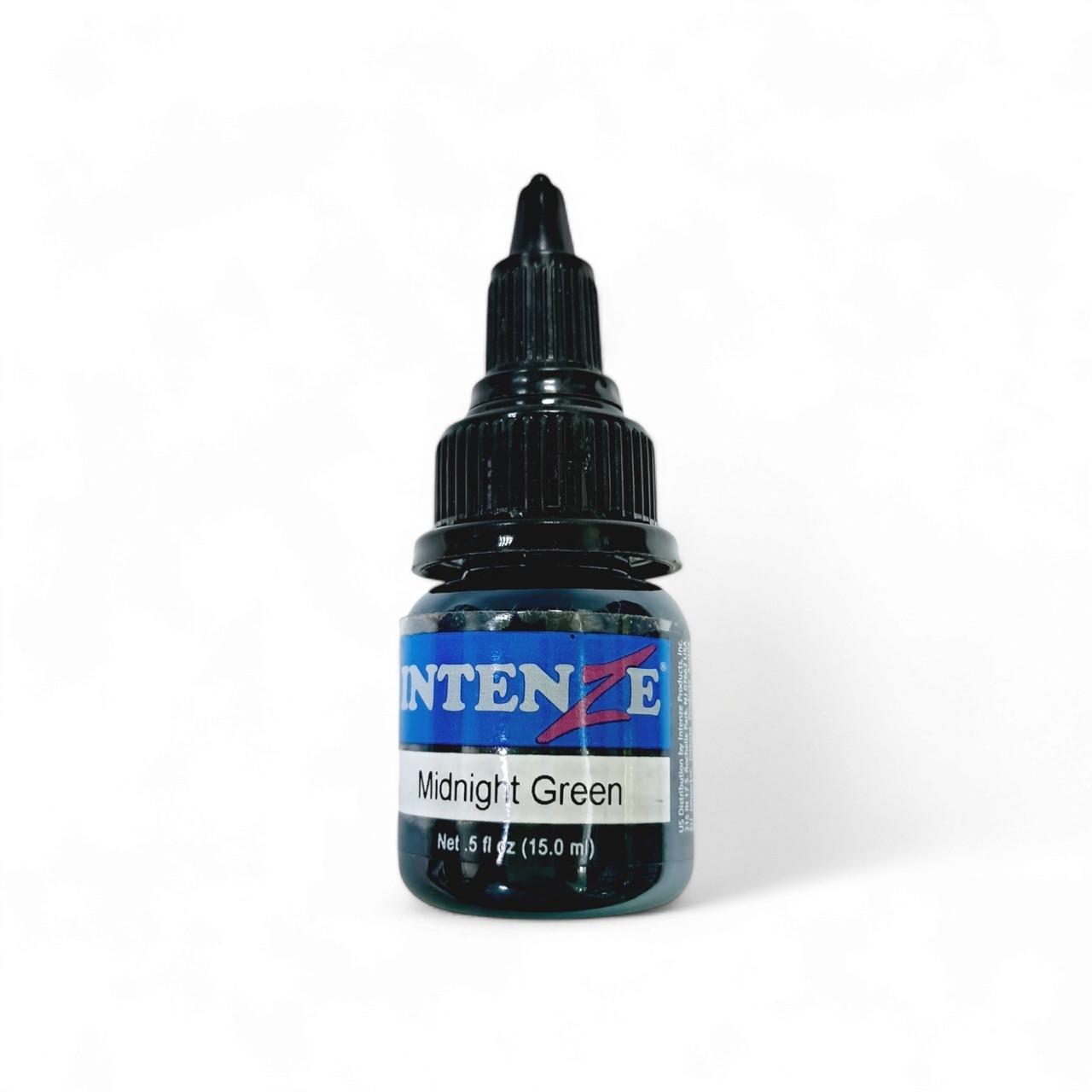 Тату краска Intenze Midnight Green 15 мл