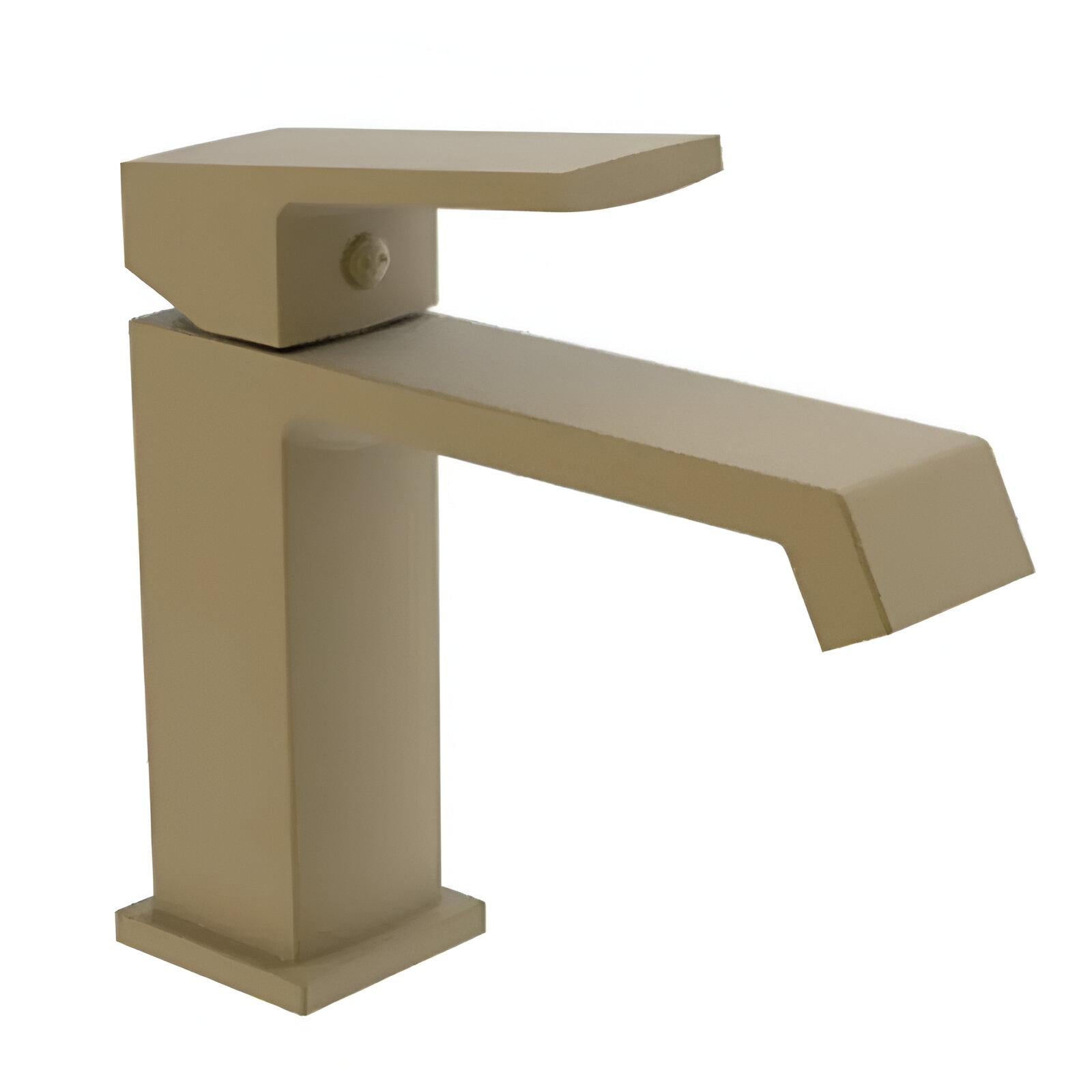 Смеситель для умывальника Haiba GAUDI 001 Brushed Gold (HB9583)