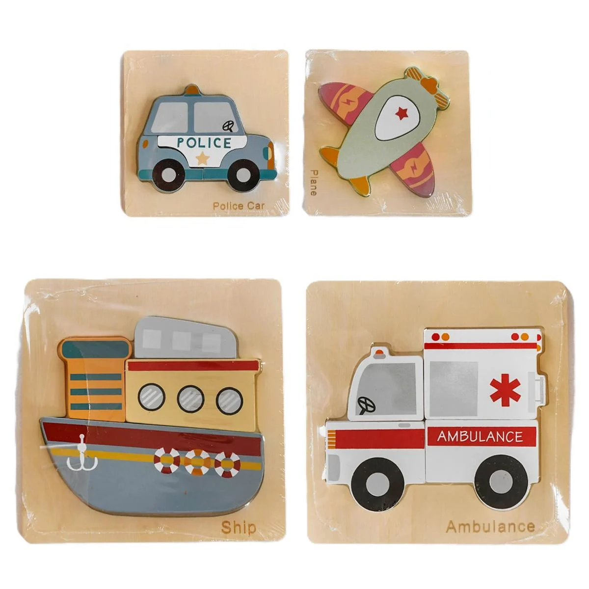 Пазлы Транспорт С 47886 4 шт. (110942) Пазлы Транспорт С 47886 4 шт. (110942)